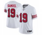 San Francisco 49ers #19 Deebo Samuel Limited White Rush Vapor Untouchable Football Jersey