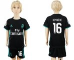 2017-18 Real Madrid 16 KOVACIC Away Youth Soccer Jersey