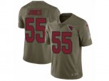 Arizona Cardinals #55 Chandler Jones Limited Olive 2017 Salute to Service NFL Jersey