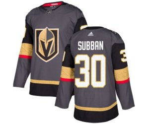Vegas Golden Knights #30 Malcolm Subban Premier Gray Home NHL Jersey