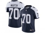 Dallas Cowboys #70 Zack Martin Vapor Untouchable Limited Navy Blue Throwback Alternate NFL Jersey