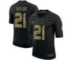 Washington Redskins #21 Sean Taylor 2020 Salute To Service Camo Limited NFL Jersey Black