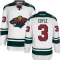 Minnesota Wild #3 Charlie Coyle Authentic White Away NHL Jersey