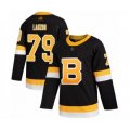 Boston Bruins #79 Jeremy Lauzon Authentic Black Alternate Hockey Jersey