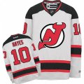 New Jersey Devils #10 Jimmy Hayes Authentic White Away NHL Jersey