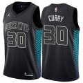 Charlotte Hornets #30 Dell Curry Swingman Black NBA Jersey - City Edition