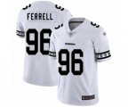 Oakland Raiders #96 Clelin Ferrell White Team Logo Fashion Limited Football Jersey