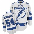 Tampa Bay Lightning #54 Carter Verhaeghe Authentic White Away NHL Jersey