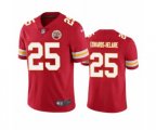 Kansas City Chiefs #25 Clyde Edwards-Helaire Red 2020 NFL Draft Vapor Limited Jersey
