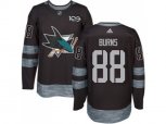 San Jose Sharks #88 Brent Burns Black 1917-2017 100th Anniversary Stitched NHL Jersey