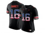 2016 US Flag Fashion Ohio State Buckeyes J.T. Barrett #16 College Football Limited Jersey - Blackout
