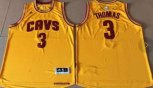 Cleveland Cavaliers #3 Thomas Gold Alternate Stitched NBA Jersey