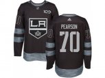 Los Angeles Kings #70 Tanner Pearson Black 1917-2017 100th Anniversary Stitched NHL Jersey