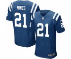 Indianapolis Colts #21 Nyheim Hines Elite Royal Blue Team Color Football Jersey