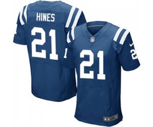 Indianapolis Colts #21 Nyheim Hines Elite Royal Blue Team Color Football Jersey