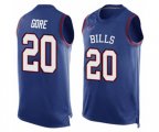 Buffalo Bills #20 Frank Gore Limited Royal Blue Player Name & Number Tank Top Football Jersey