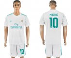 2017-18 Real Madrid 10 MODRIC Home Soccer Jersey