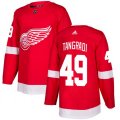 Detroit Red Wings #49 Eric Tangradi Premier Red Home NHL Jersey