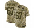 New York Jets #67 Brian Winters Limited Camo 2018 Salute to Service NFL Jersey