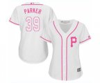 Women's Pittsburgh Pirates #39 Dave Parker Authentic White Fashion Cool Base Baseball Jersey
