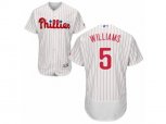 Philadelphia Phillies #5 Nick Williams White Flexbase Authentic Collection MLB Jersey