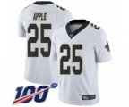 New Orleans Saints #25 Eli Apple White Vapor Untouchable Limited Player 100th Season Football Jersey
