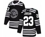 Chicago Blackhawks #23 Michael Jordan Authentic Black 2019 Winter Classic NHL Jersey