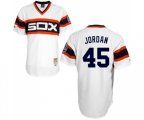1983 Chicago White Sox #45 Michael Jordan Replica White Throwback Baseball Jersey