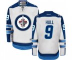 Winnipeg Jets #9 Bobby Hull Authentic White Away NHL Jersey