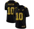 Philadelphia Eagles #10 Desean Jackson Black Leopard Print Fashion Vapor Limited Football Jersey
