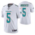 Miami Dolphins #5 Teddy Bridgewater White Vapor Untouchable Limited Stitched Football Jersey