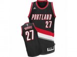 Portland Trail Blazers #27 Jusuf Nurkic Swingman Black Road NBA Jersey