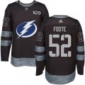 Tampa Bay Lightning #52 Callan Foote Authentic Black 1917-2017 100th Anniversary NHL Jersey