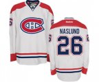 Montreal Canadiens #26 Mats Naslund Authentic White Away NHL Jersey