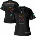 Women Nike New York Jets #2 Jason Myers Game Black Fashion NFL Jersey