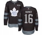 Toronto Maple Leafs #16 Mitchell Marner Authentic Black 1917-2017 100th Anniversary NHL Jersey