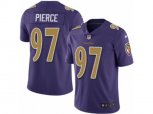 Baltimore Ravens #97 Michael Pierce Limited Purple Rush Vapor Untouchable NFL Jersey