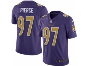 Baltimore Ravens #97 Michael Pierce Limited Purple Rush Vapor Untouchable NFL Jersey