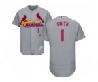 St. Louis Cardinals #1 Ozzie Smith Grey Flexbase Authentic Collection Stitched Baseball Jersey
