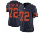 Chicago Bears #72 Charles Leno Vapor Untouchable Limited Navy Blue 1940s Throwback Alternate NFL Jersey