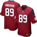 Houston Texans #89 Stephen Anderson Game Red Alternate NFL Jersey