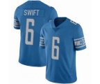 Detroit Lions #6 D'Andre Swift Blue Vapor Untouchable Limited Stitched Jersey