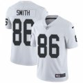 Oakland Raiders #86 Lee Smith White Vapor Untouchable Limited Player NFL Jersey