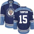 Florida Panthers #15 Paul Thompson Premier Navy Blue Third NHL Jersey