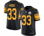 Pittsburgh Steelers #33 Merril Hoge Limited Black Rush Vapor Untouchable Football Jersey