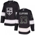 Los Angeles Kings #13 Kyle Clifford Authentic Black Drift Fashion NHL Jersey