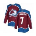 Colorado Avalanche #7 Kevin Connauton Authentic Burgundy Red Home Hockey Jersey