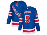 Adidas New York Rangers #5 Dan Girardi Royal Blue Home Authentic Stitched NHL Jersey