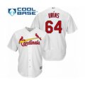 St. Louis Cardinals #64 Ramon Urias Authentic White Home Cool Base Baseball Player Jersey
