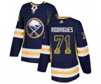 Adidas Buffalo Sabres #71 Evan Rodrigues Authentic Navy Blue Drift Fashion NHL Jersey